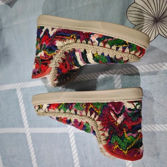 Mou Eskimo Ethnic Style Round Toe Snow Boots